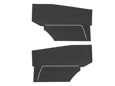 Standard Interior Rear Quarter Panels (1969 Camaro Coupe w/ Fold-Down Rear Seat)