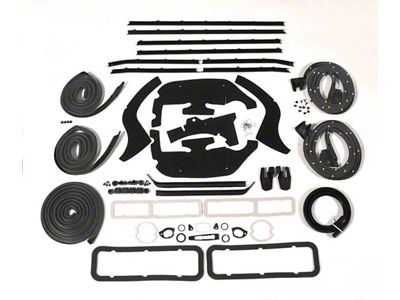 Camaro Standard Weatherstrip Kit, Coupe, 1967