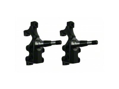 Camaro Steering Spindles, 2 Drop, For Cars With Factory Disc Brakes, 1967-1969