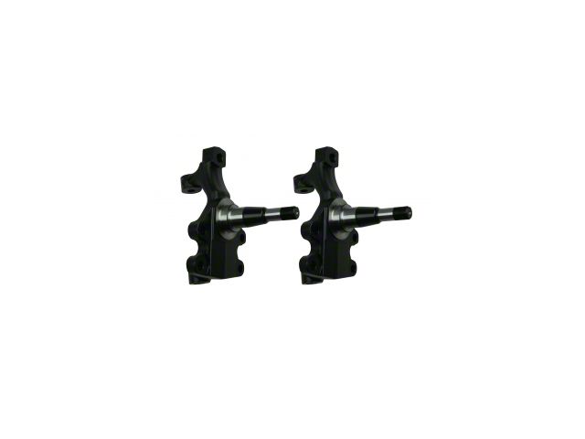 Camaro Steering Spindles, 2 Drop, For Cars With Factory Disc Brakes, 1967-1969