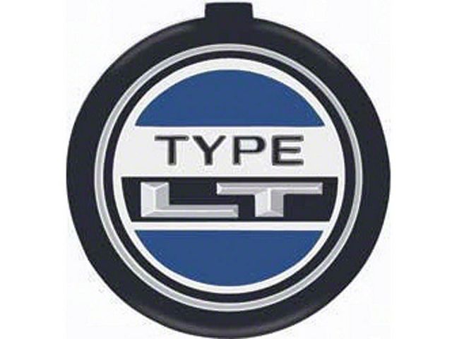 Steering Wheel Emblem, Type LT, 73-78