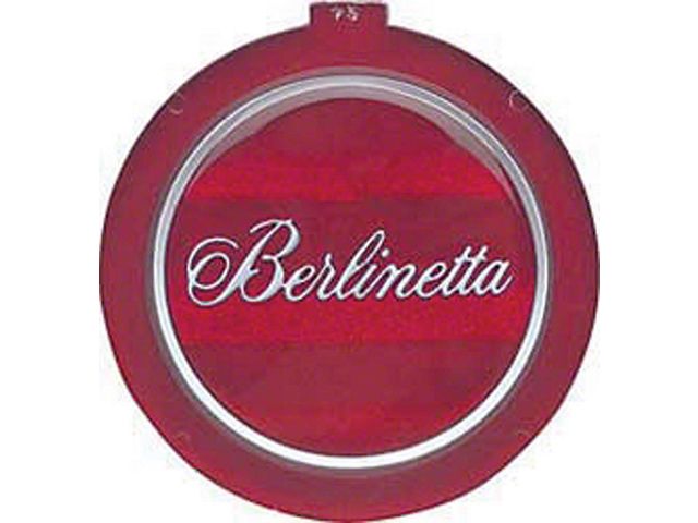 Camaro Steering Wheel Horn Cap Emblem, Berlinetta, 1979-1981 (Berlinetta Coupe)