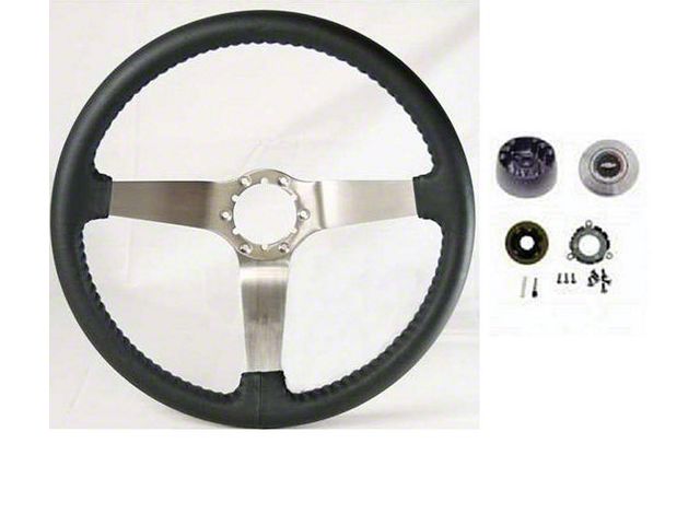 Wheel,Steering,Blk, W/Brsh,1967-1968