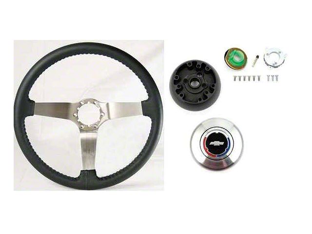 Wheel,Steering,Blk, W/Brsh,Non Tilt,1969-1989