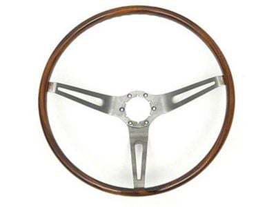 Camaro Steering Wheel, Walnut, 1967-1968