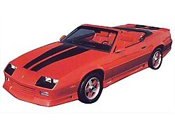 Camaro Stripe Kit, Rally Sport Convertible, 1991-1992 (Rally Sport RS Convertible)