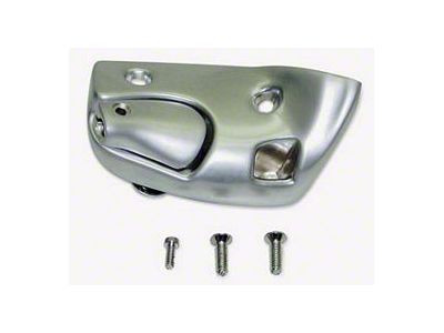 Camaro Sunvisor Bracket, Left, Convertible, Satin Finish, 1968-1969