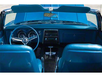 Camaro Sunvisors, For Deluxe Interior, 1970-1973