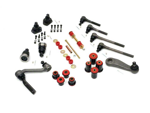 Camaro Suspension Overhaul Kit, Major, With Polyurethane Bushings, For Cars With Quick Ratio Power Steering, 1967
