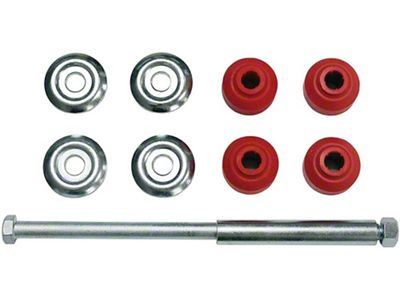 Sway Bar End Links,Frt,W/ Red Bushings,70-02