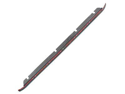 T-Top Rubber Hatch Drip Edge Weatherstrip Seal; Passenger Side (82-92 Camaro)