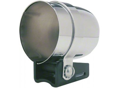Auto Meter Pedestal Gauge Mount with Chrome Cup; 2-1/16-Inch (Universal; Some Adaptation May Be Required)
