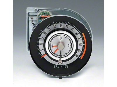 Camaro Tachometer, Tic Toc, 327ci Or 350ci, 1968