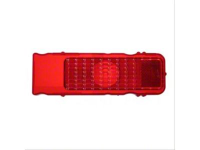 Tail Light Lens; Red (1968 Camaro, Excluding RS)