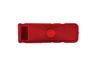 Tail Light Lens; Red (1967 Camaro, Excluding RS)