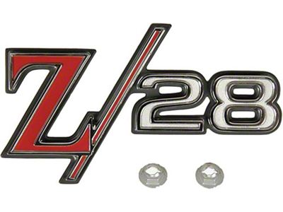 Camaro Taillight Panel Emblem, Z28, 1969 (Z/28 Coupe)