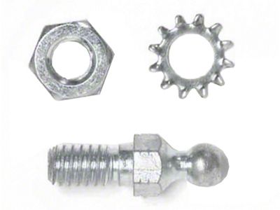 Camaro Throttle Linkage Ball Stud & Nut, 1967-74