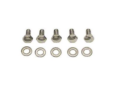 Camaro Timing Chain Cover Bolt Set, Chrome, 1967-1969