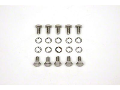 Camaro Timing Chain Cover Bolt Set, Stainless Steel, 1967-1969