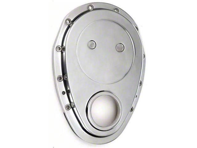 Camaro Timing Chain Cover, Small Block, Polished Aluminum, 1964-1972