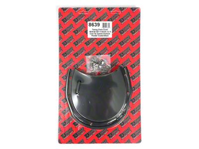 Timing Chain Cover; Top Only; Asphalt Black (67-86 Small Block V8 Camaro)