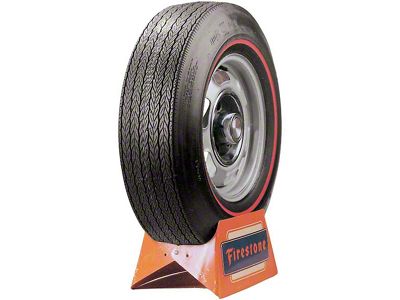 Camaro Tire, F70 x 14 Firestone Wide Oval Red Line, 1967-1969