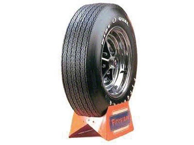 Camaro Tire, F70 x 14, Firestone Wide Oval, With Raised White Letters, 1970-1974