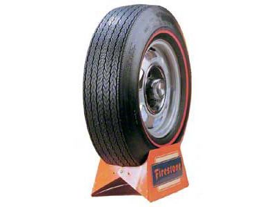 Camaro Tire, F70 x 15, Firestone Wide Oval Red Line, 1970-1974