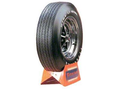 Camaro Tire, F70 x 15, Firestone Wide Oval, With Raised White Letters, 1967-1974