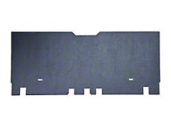 Trunk Divider; Black (70-81 Camaro)