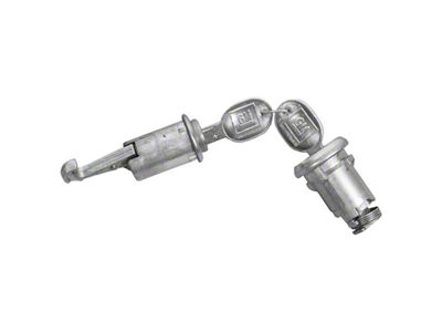 Trunk and Glove Box Lock Kit with Round Head Keys (1968 Camaro)