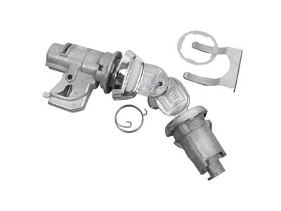 Trunk and Glove Box Lock Kit with Round Head Keys (1969 Camaro)