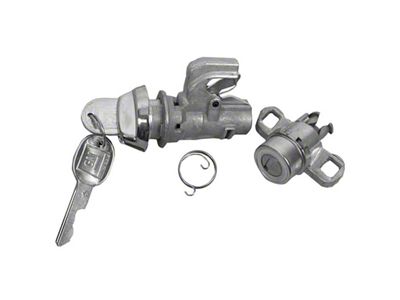 Trunk and Glove Box Lock Kit with Round Head Keys (70-73 Camaro)