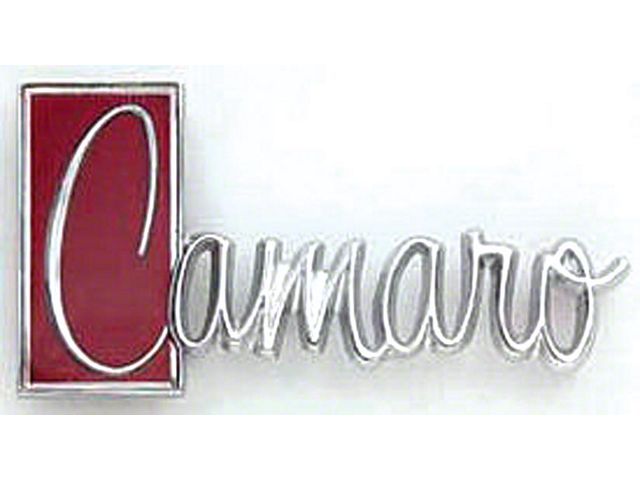 Camaro Trunk Lid Emblem, 1971-1972
