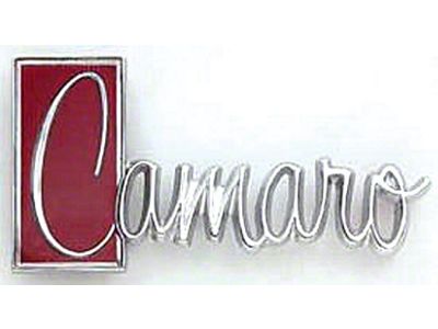 Camaro Trunk Lid Emblem, 1971-1972
