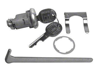 Trunk Lock with Round Head Keys (1967 Camaro)