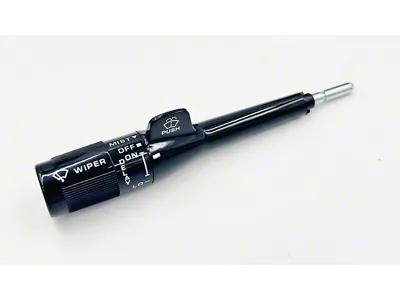 Turn Signal Lever; Black (82-92 Camaro w/o Cruise Control & Pulse Wipers)