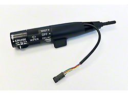 Turn Signal Lever; Black (90-92 Camaro w/ Cruise Control & Pulse Wipers)