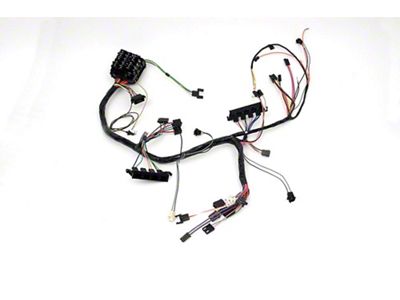 Camaro Under Dash Main Wiring Harness, For Cars With Automatic Transmission Column Shift Or Manual Transmission, Tachometer, Center Fuel Gauge, Warning Lights & Without C