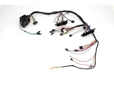 Camaro Under Dash Main Wiring Harness, For Cars With Automatic Transmission Column Shift Or Manual Transmission & Warning Lights, Without Console & Air Conditioning, 1969
