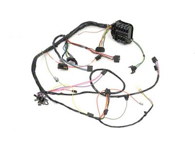 Camaro Under Dash Main Wiring Harness, For Cars With Automatic Transmission Floor Shift, Warning Lights & Without Console, 1968