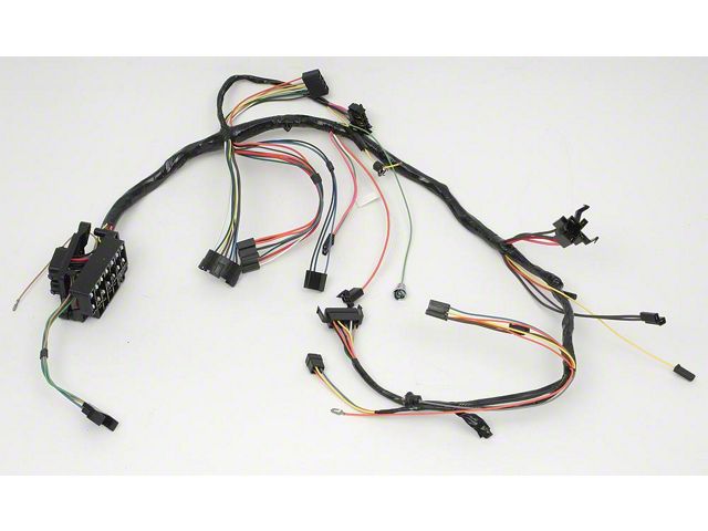 Camaro Under Dash Main Wiring Harness, For Cars With ManualTransmission Console Shift & Factory Console Gauges, 1967