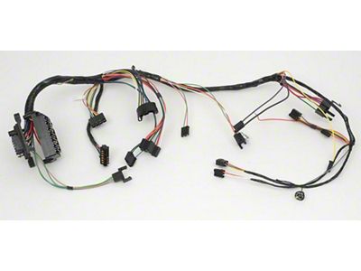 Camaro Under Dash Main Wiring Harness, For Cars With ManualTransmission Console Shift & Warning Lights, 1967