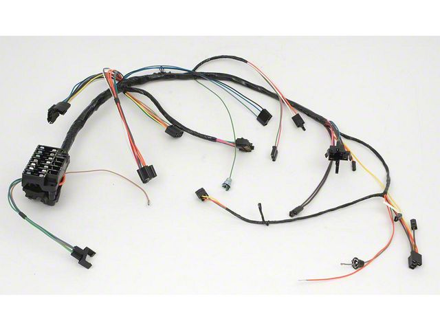 Camaro Under Dash Main Wiring Harness, For Cars With ManualTransmission, Warning Lights & Without Console, 1967