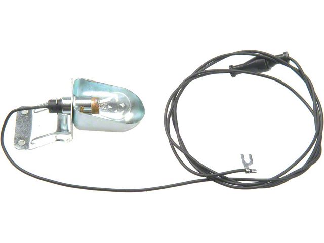 Camaro Under Hood Light Assembly, With Wiring Harness & Bulb, 1967