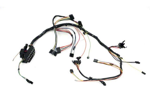 Camaro Underdash Wiring Harness, For Cars With Air Conditioning, Manual Transmission & Without Console, 1970