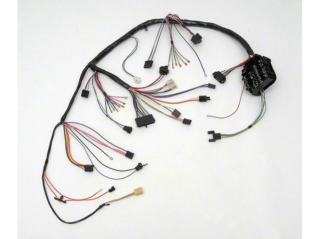 Camaro Underdash Wiring Harness, For Cars With Column Shift, Automatic Transmission, Warning Lights & Without Air Conditioning, 1969