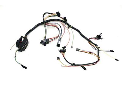 Camaro Underdash Wiring Harness, For Cars With Column Shift, Automatic Transmission & Warning Lights, 1972