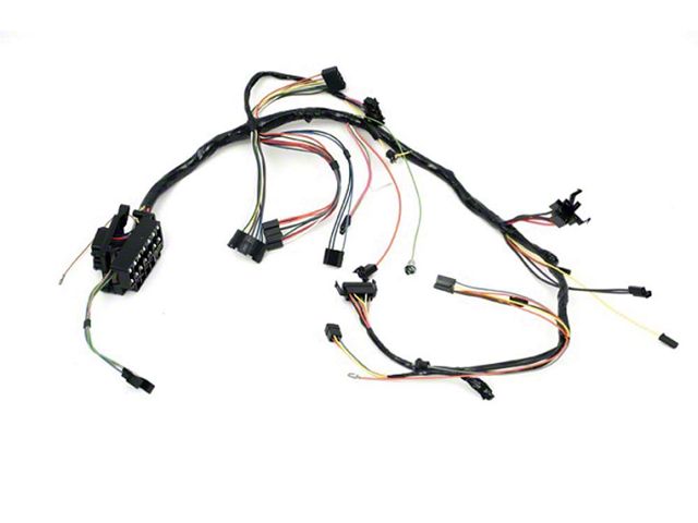 Camaro Underdash Wiring Harness, With Console & Manual Transmission, 1972