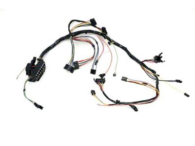 Camaro Underdash Wiring Harness, With Console, Seat Belt Warning & Manual Transmission, 1972